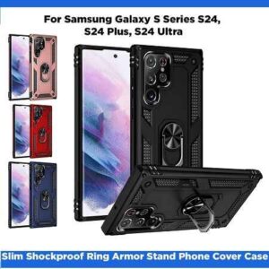 Shockproof Ring Armor Stand Case for Samsung Galaxy S24